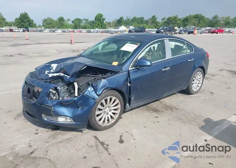 2011 Buick Regal Cxl Turbo Russelsheim из США, поврежденный, VIN W04GW5EV0B1138661